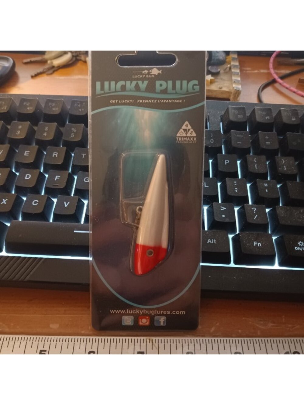 Lucky Plug Lucky Bug 2.5' Split Personality Fishing Lure